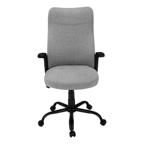 Black and Dark Grey Multi Position Office Chair, image 3