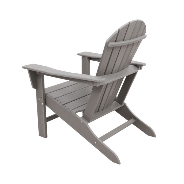 BellaGreen Gray Recycled Adirondack Chair - (Open Box), image 5