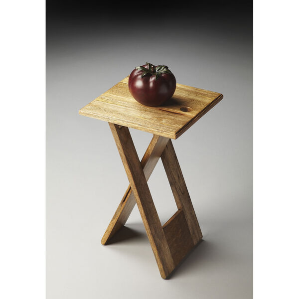 Hammond Natural Folding Side Table, image 1