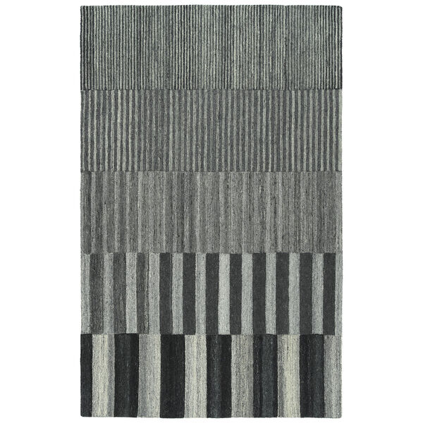 Alzada Charcoal Hand-Tufted 5Ft. x 7Ft. 9In Rectangle Rug, image 1