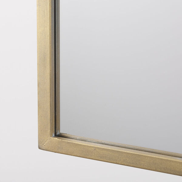 Giovanna Gold 24-Inch x 49-Inch Metal Frame Ogee Arch Vanity Mirror, image 4