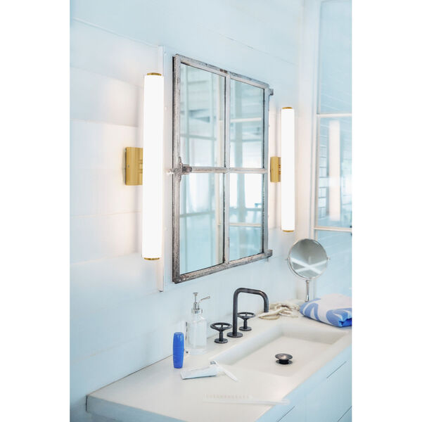 Marti Lacquered Brass Medium LED Bath Vanity, image 3