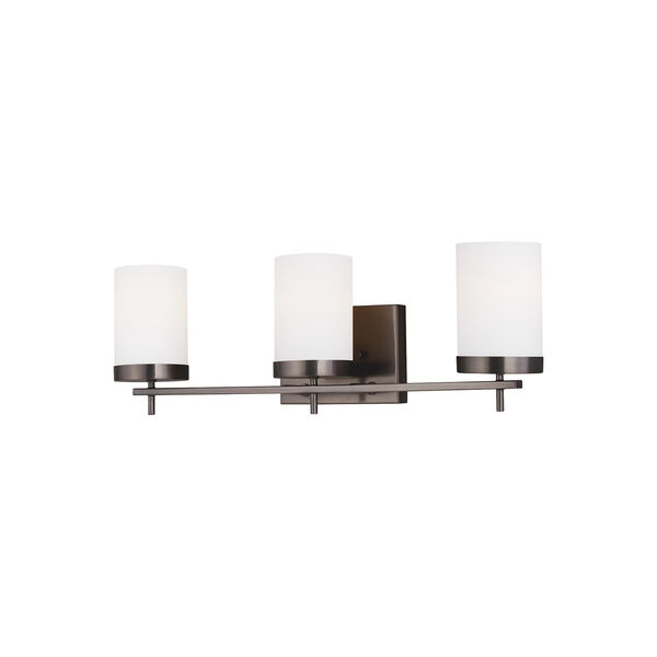 Zire Brushed Oil Rubbed Bronze Three-Light Wall Sconce, image 1