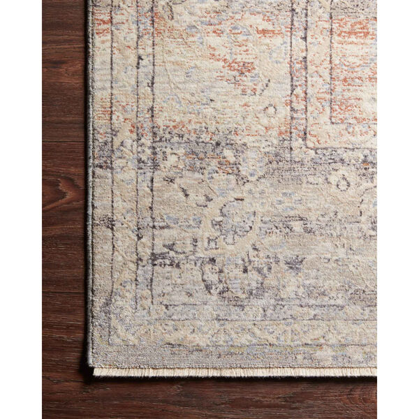 Faye Denim and Rust Rectangle: 7 Ft. 10 In. x 10 Ft. Rug, image 3