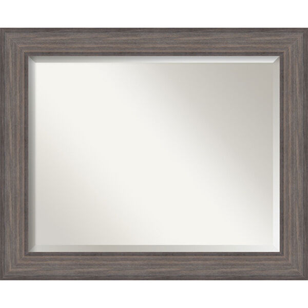 Rustic Gray 33 x 27-Inch Large Vanity Mirror, image 1