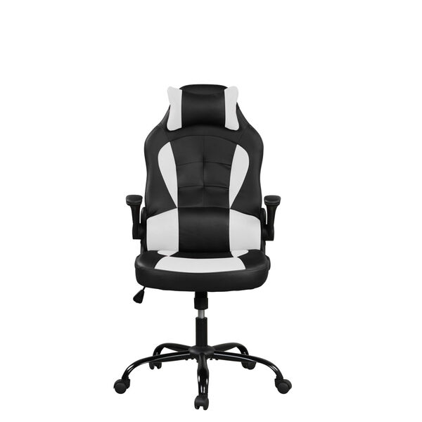 Victor White Gaming Office Chair with Faux Leather, image 1