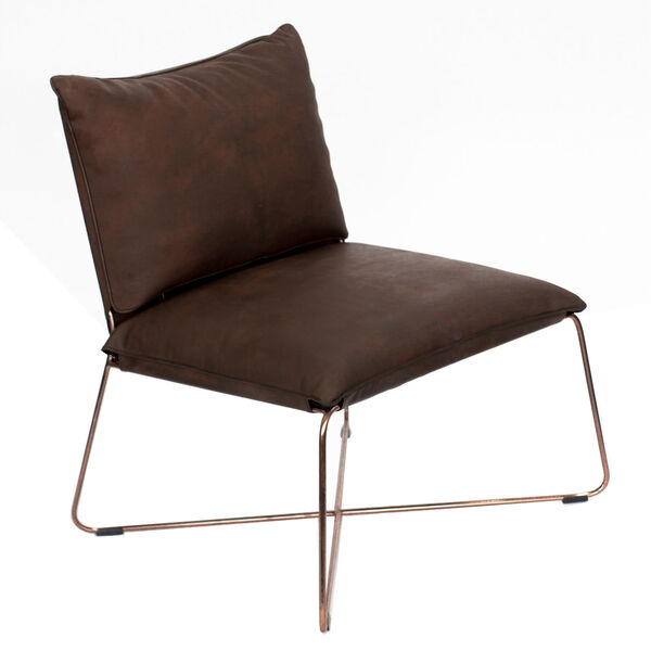 Moderne Dark Brown Lounge Chair, image 1