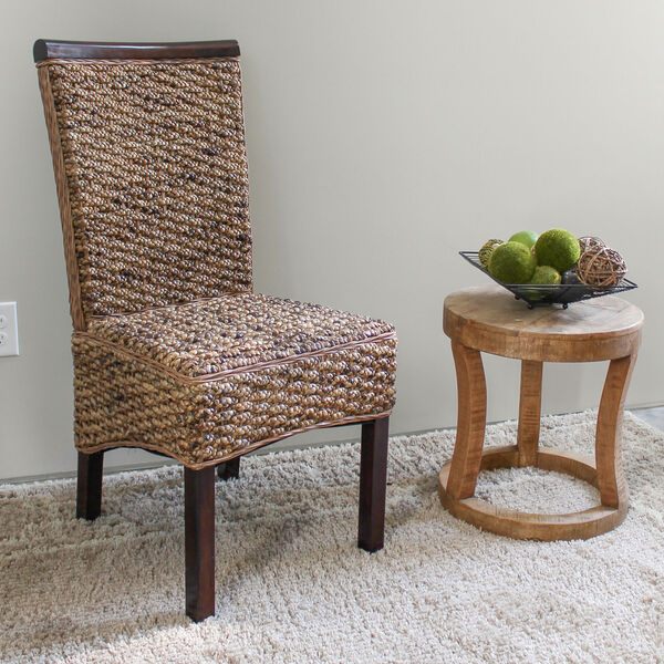 Bunga Hyacinth Dining Chair, Salak Brown, image 1