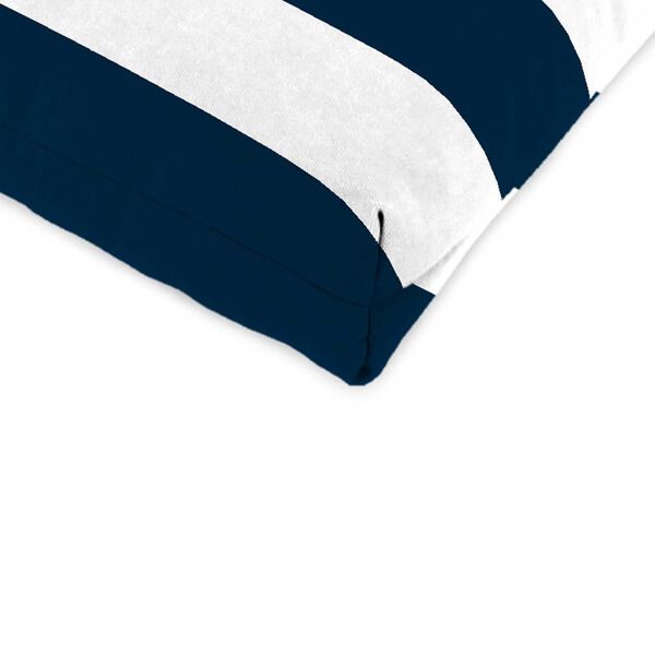 Cabana Navy Blue 22 x 44 Inches French Edge Chair Cushion, image 2