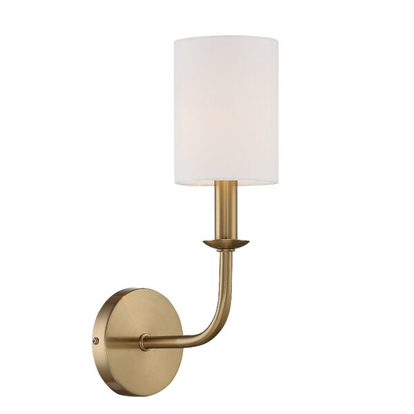 Bailey Aged Brass Five-Inch One-Light Wall Sconce, image 1