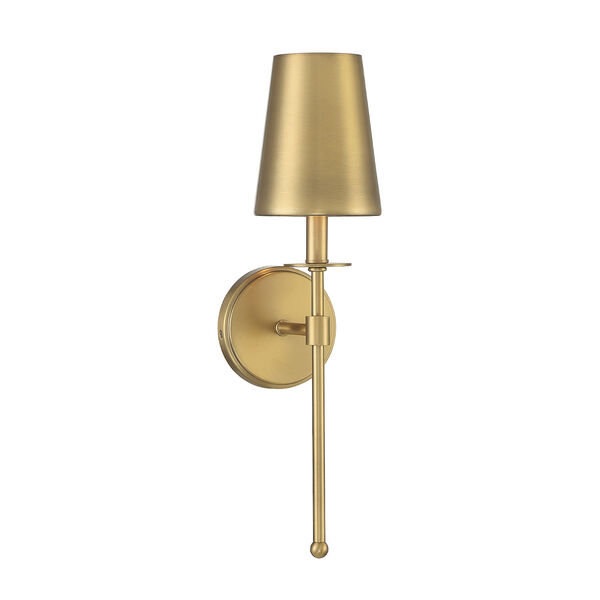 Lowry Natural Brass 20-Inch One-Light Wall Sconce, image 4