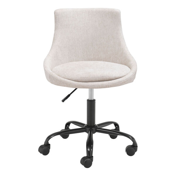 Mathair Beige and Black Office Chair, image 4