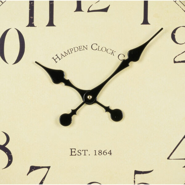 Whitley Aged Black Clock, image 5