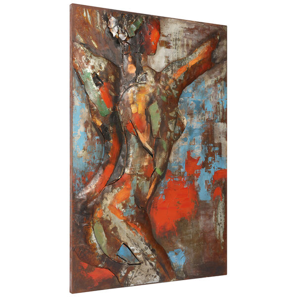 Nude Study 2 Mixed Media Iron Hand Painted Dimensional Wall Art, image 3