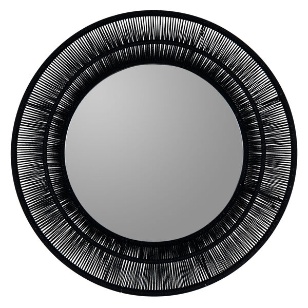 Garrison Black 36 x 36-Inch Wall Mirror, image 2