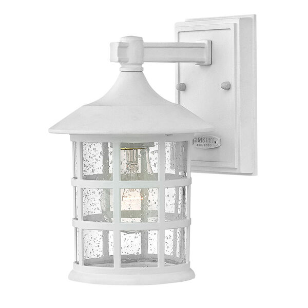 Freeport Textured White 6-Inch One-Light Outdoor Wall Mount, image 2