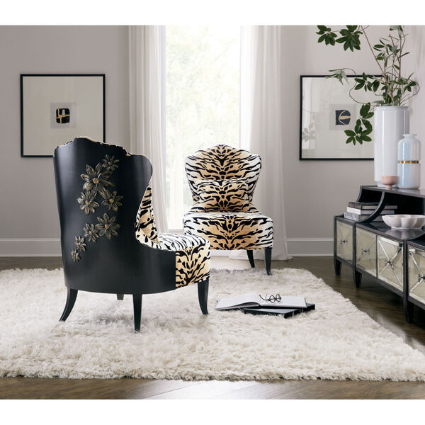 Sanctuary Noir Patterned Slipper Chair, image 2