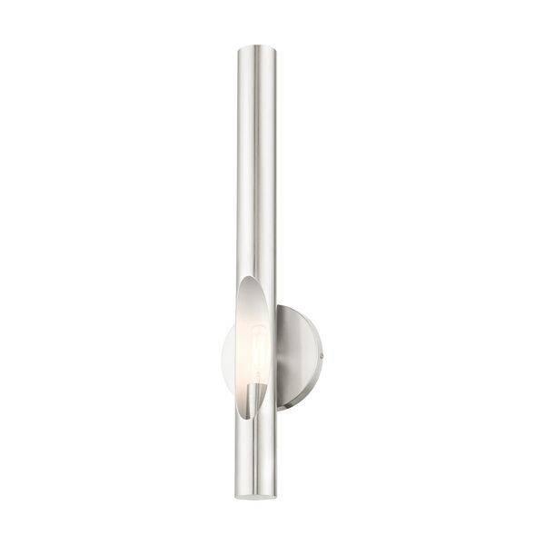 Acra Brushed Nickel One-Light ADA Wall Sconce, image 4