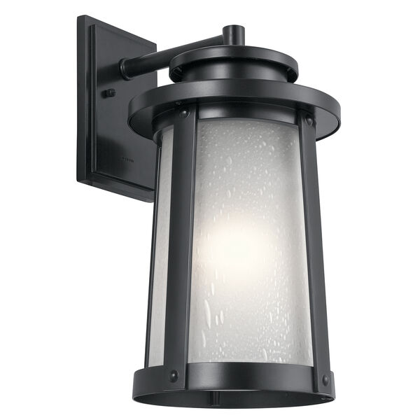 Harbor Bay Black 10-Inch One-Light Large Outdoor Wall Light, image 1