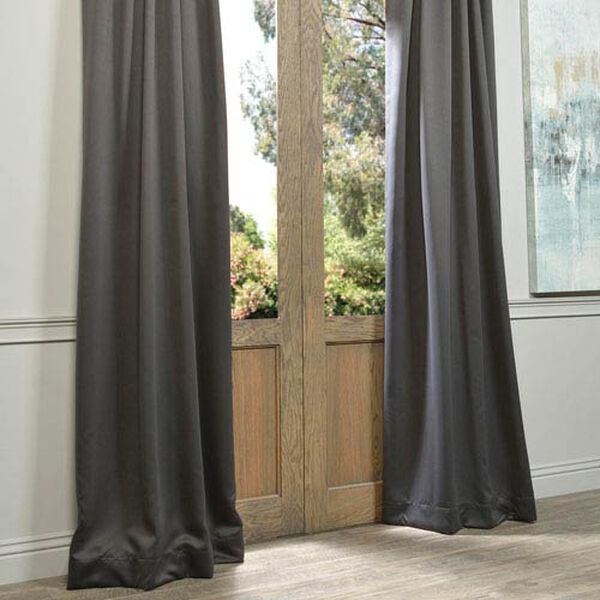 Charcoal 108 x 50-Inch Blackout Curtain Panel Pair, image 5