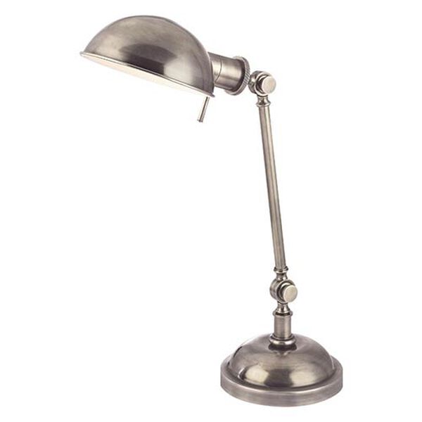 Girard Aged Silver Desk Lamp, image 1