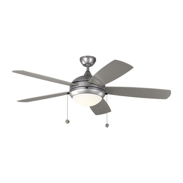 Discus Outdoor Painted Brushed Steel 52-Inch LED Outdoor Ceiling Fan, image 1