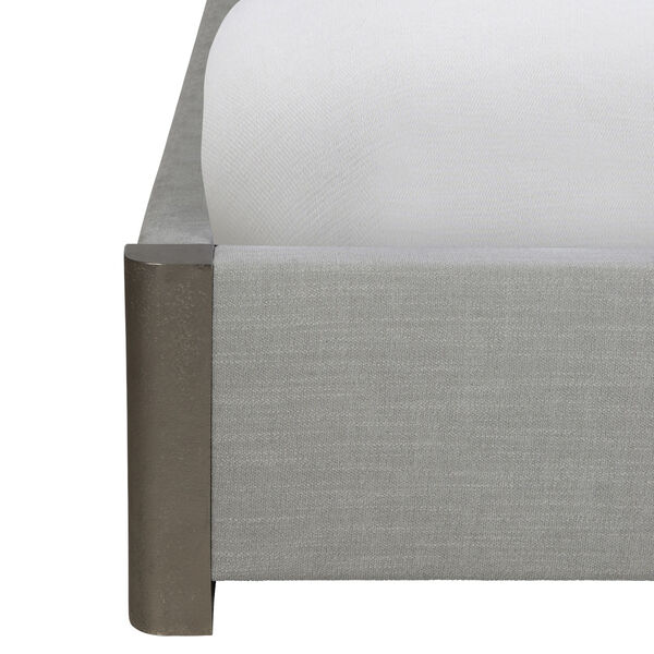 Brynn Graphite and Nickel King Panel Bed, image 5