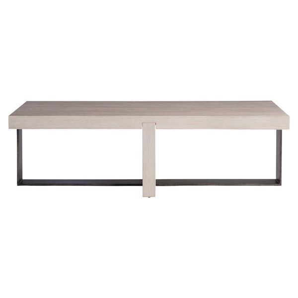 Hoban Weathered Bone and Black Cocktail Table, image 1