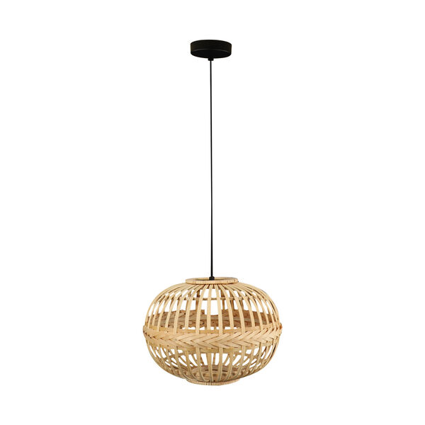 Amsfield Brown One-Light Oval Pendant, image 1