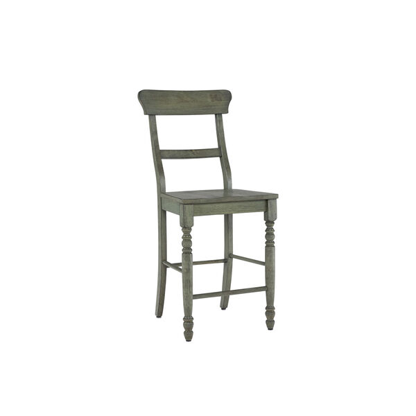 Savannah Court Antique Green 19-Inch Dining Chair, Set of Two, image 2