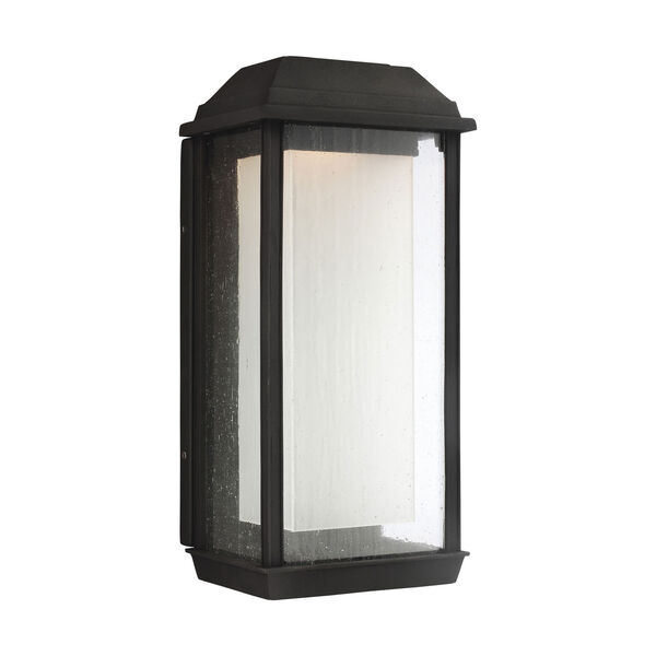 McHenry Textured Black 18-Inch LED Outdoor Wall Sconce, image 1