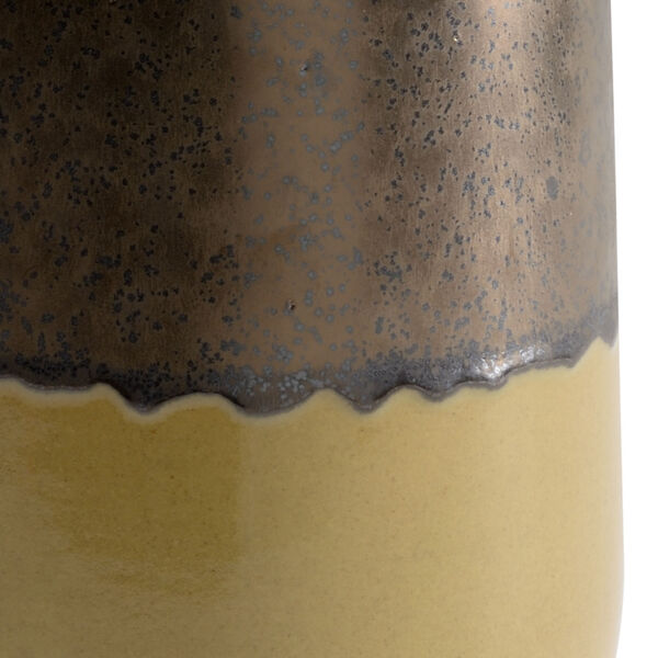 Bronze and Black 5-Inch Bronze Potters Vase, image 2