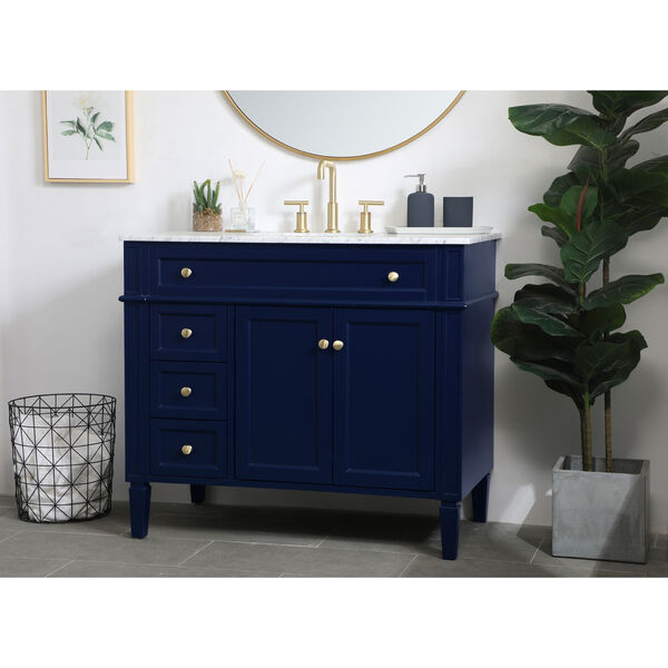 Williams Blue 40-Inch Vanity Sink Set, image 3