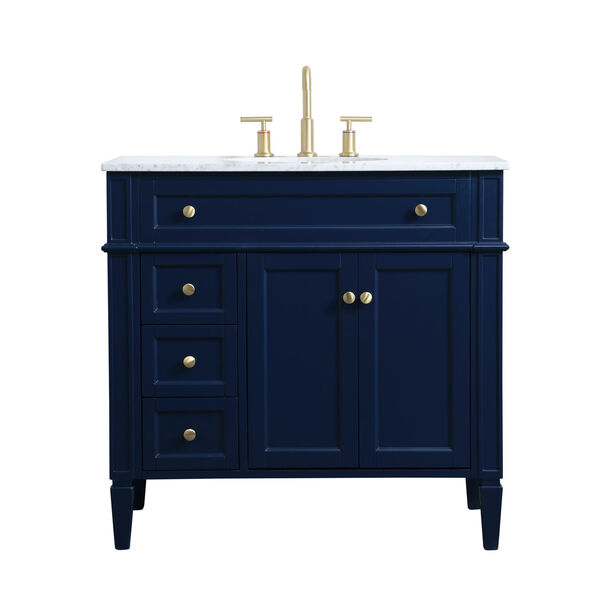 Williams Blue 36-Inch Vanity Sink Set, image 1