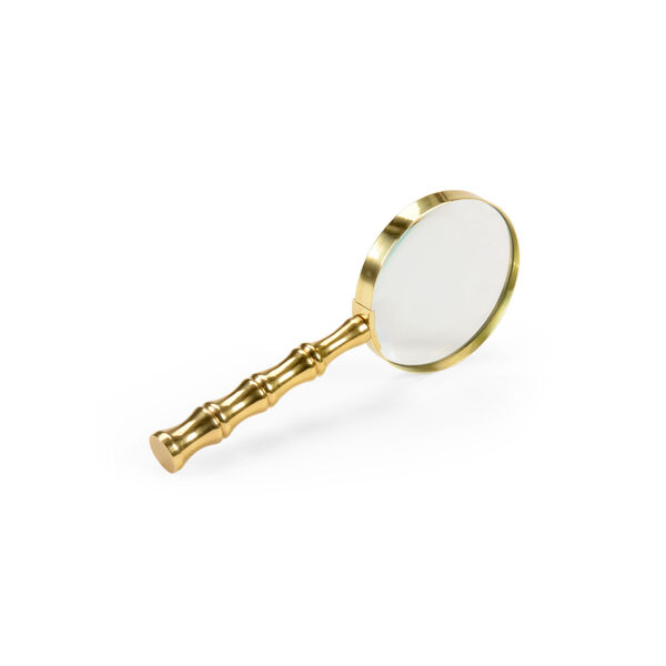 Brass Bamboo Magnifier, image 1