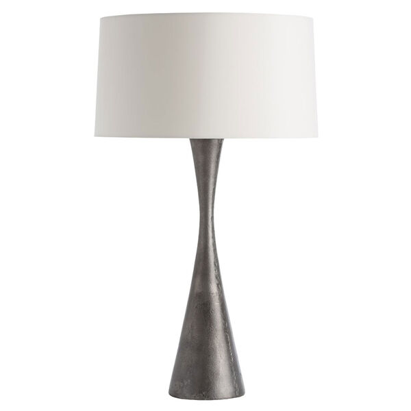 Narsi Antiqued Aluminum Lamp, image 1