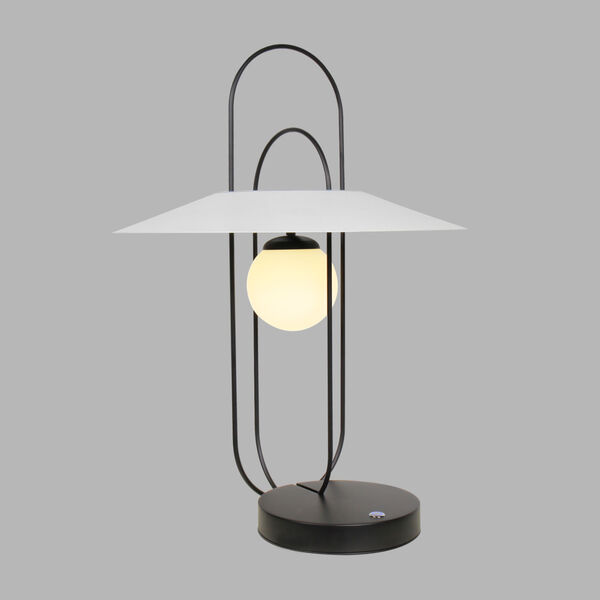 Lyra Black LED Table Lamp Title 24, image 1