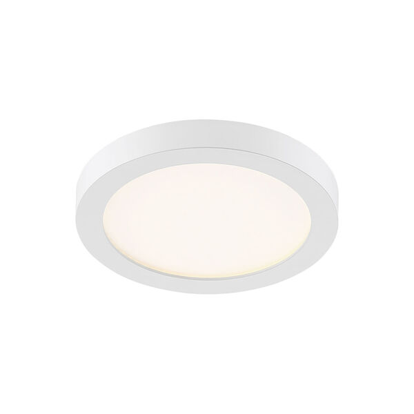 Outskirt White 8-Inch LED Flush Mount, image 3