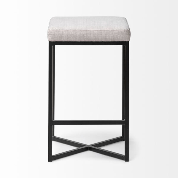 Frodo Black and White Counter Height Stool, image 2