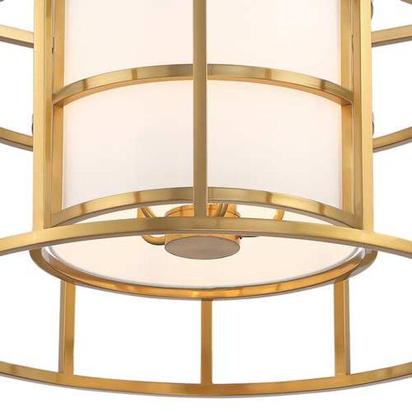 Hulton Luxe Gold Five-Light Chandelier, image 3