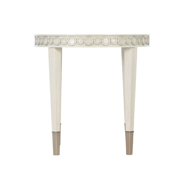 Allure Silver Mist Round End Table, image 2