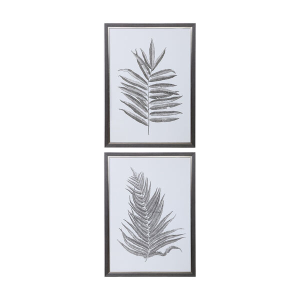 Silver Ferns Print, Set of Two, image 2