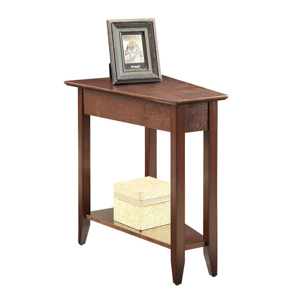 American Heritage Espresso Wedge Side and End Table, image 2
