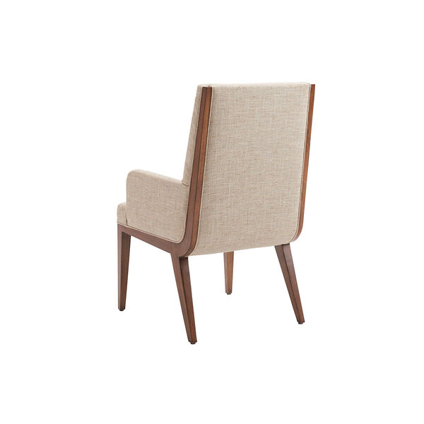Kitano Beige Marino Upholstered Dining Arm Chair, image 4