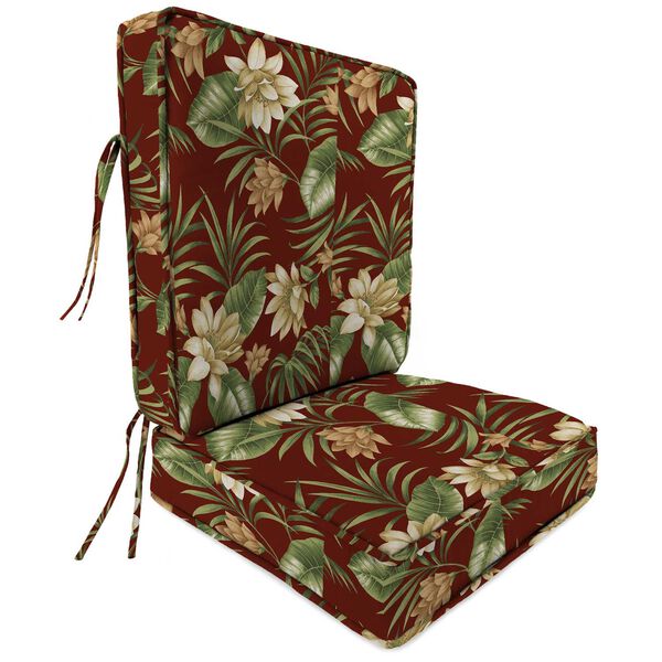 Siesta Key Pompei Multicolour Two-Piece 22 x 45 Inches Boxed Edge Seat Cushion Set, image 1