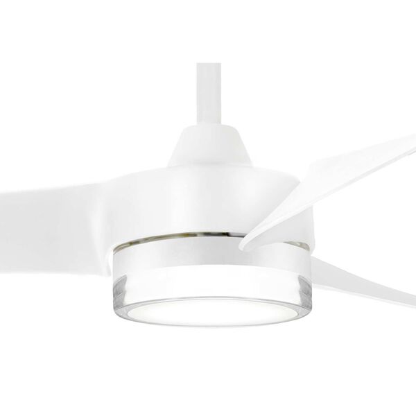 Veer Flat White 56-Inch LED Ceiling Fan, image 3