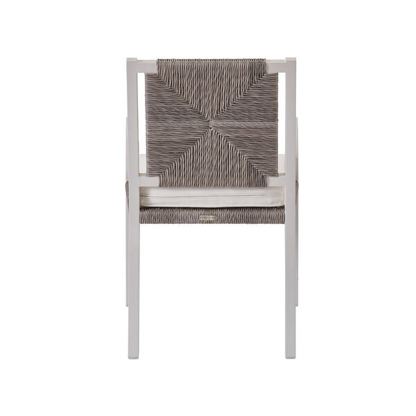 Tybee Chalk Greige Wicker Aluminum  Dining Chair, image 4