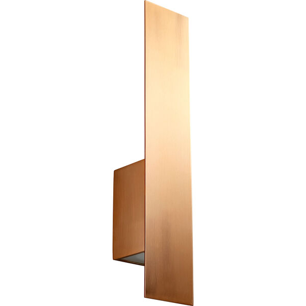 Reflex Satin Copper Two-Light LED Wall Sconce, image 1