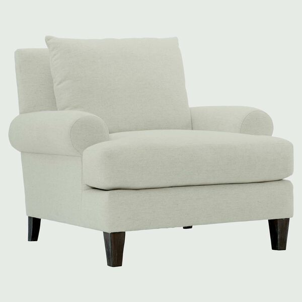 Isabella Cream and Walnut Chair with Toss Pillows, image 6