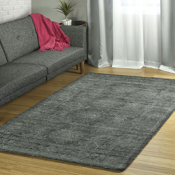 Palladian Charcoal Hand-Tufted 4Ft. x 6Ft. Rectangle Rug, image 5